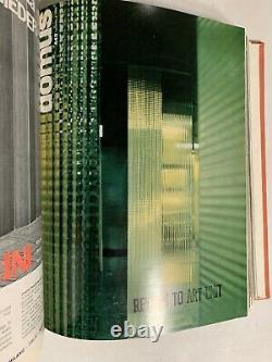 Bound Hardcover DOMUS Magazine Mid Century Modern Original 1966 Vol 15 7 Issues