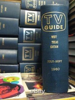 Bound TV Guide 1960 July-Sept W. Texas Fall Preview Andy Griffith John F Kennedy