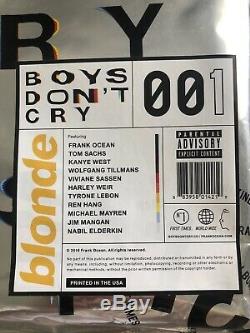 Boys Dont Cry Magazine Frank Ocean Blonde Blond First Edition Original Sealed