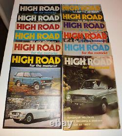 British Leyland HIGH ROAD MAGAZINE every issue EDITORS OWN 1969 -1970 BL Cars