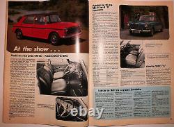 British Leyland HIGH ROAD MAGAZINE every issue EDITORS OWN 1969 -1970 BL Cars