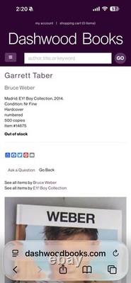 Bruce Weber Garrett Taber Sealed Limited Edition Hardcover Out of Print Rare
