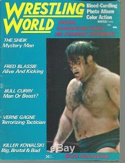 Bruno Sammartino Wrestling Magazine Lot of 10 VERY RARE unsigned Magazines