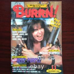 Burrn! 1984 December Vol. 10 11 3 Volume First Edition Heavy Metal Magazine From