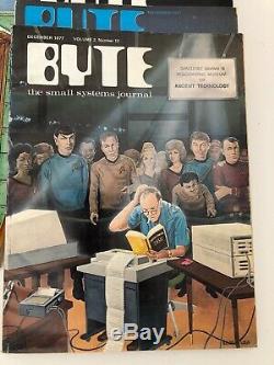 Byte Magazine Issues 1 16 1975 & 1977 Volume 2 11 Issues