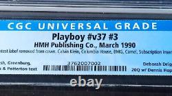 CGC 8.5 Playboy March 1990 Featuring Donald Trump Rare Collector's Edition