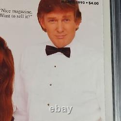 CGC 8.5 Playboy v37 #3 March 1990 President Donald Trump