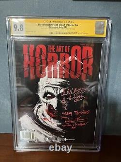 CGC 9.8 Horror Hound The Art Of Horror SIGNED TERRIFIER CONVENTION EXCLUSIVE