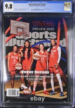 CGC 9.8 Top Pop! Caitlin Clark INDIANA FEVER Sports Illustrated Magazine