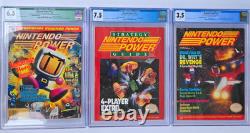 CGC Nintendo Power Lot #27 Mega Man #19 Strategy #111 Bomberman NES