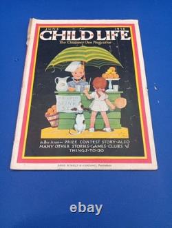 CHILD LIFE Magazines From 1936- Lot Of 10