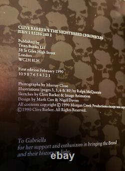 CLIVE BARKER'S NIGHTBREED CHRONICLES 1ST EDITION SIGNED by CLIVE BARKER