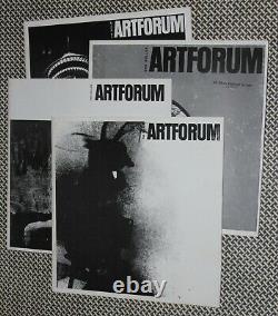 COLLECTION of First 4 ARTFORUM Magazines, Test Prints, Magazine Dummy, 1962
