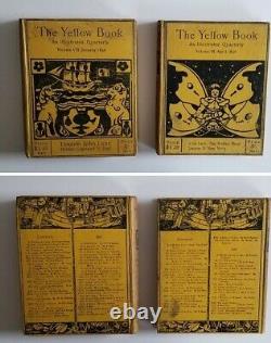 COMPLETE 13 VOLs The Yellow Book AUBREY BEARDSLEY First Editions 1st 1894-1897