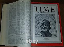 COMPLETE 1941 TIME Magazine black bound Adolph Hitler Winston Churchill Lewis