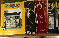 COMPLETE Set of 78 QUARTERLY MAGAZINE 78 rpm Fettish Magazine RAREST OF RARE