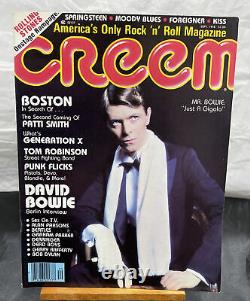 CREEM MAGAZINE Lot of 16 Vintage Issues From 70s & 80s Rock Many Artists Bands