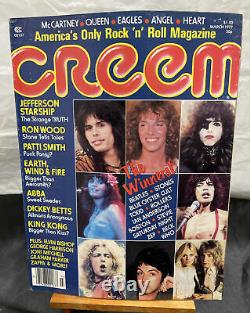 CREEM MAGAZINE Lot of 16 Vintage Issues From 70s & 80s Rock Many Artists Bands