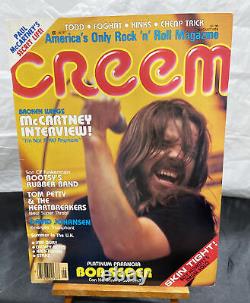 CREEM MAGAZINE Lot of 16 Vintage Issues From 70s & 80s Rock Many Artists Bands