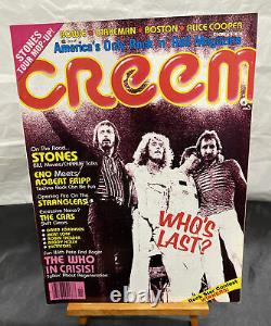 CREEM MAGAZINE Lot of 16 Vintage Issues From 70s & 80s Rock Many Artists Bands