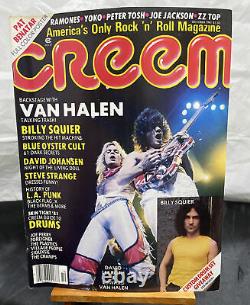 CREEM MAGAZINE Lot of 16 Vintage Issues From 70s & 80s Rock Many Artists Bands