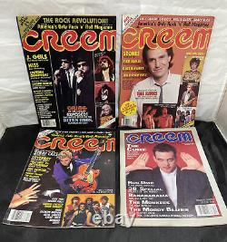 CREEM MAGAZINE Lot of 16 Vintage Issues From 70s & 80s Rock Many Artists Bands