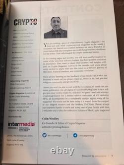 CRYPTO Magazine 1st Edition Inaugural Collectors Edition Bitcoin UK Printing