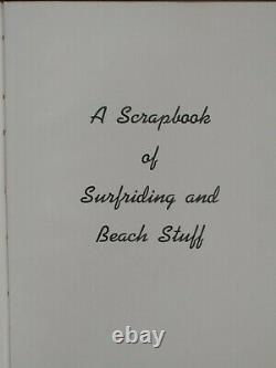 California Surfriders by Doc Ball 1st Ed, Signed 1946 Rare Surfing Surfer