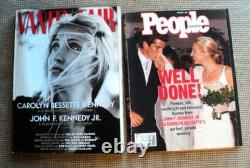 Carolyn Bessette Kennedy Magazines 1999 Vanity Fair & Oct. 1996 Wedding People