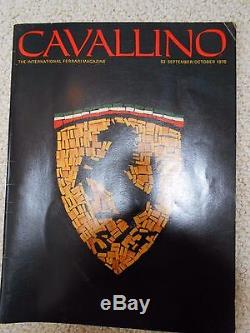 Cavallino Original September/October 1978 Ferrari Magazine first printing