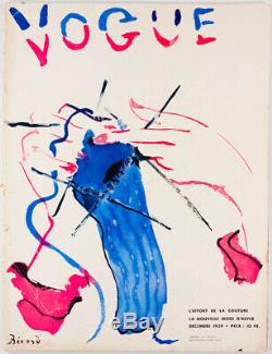 Christian Berard CARL ERICKSON Knitting LUCIEN LELONG Paris Vogue December 1939