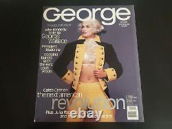 Cindy Crawford Cover George Magazine JFK Jr. Oct/Nov 1995 Magazine NM/MINT