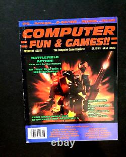 Computer Fun & Games by EGM Vol 1 Iss 1 Jun 1990 Premiere Edition RARE