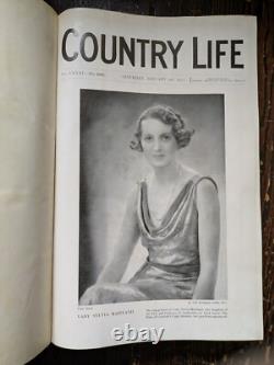 Country Life, Vol. LXXXI January 2 June 26, 1937, Bound Edition