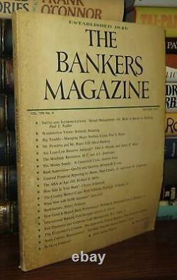 Cross, Theodore THE BANKERS MAGAZINE Vol. 158, No. 4, Autumn 1975 1st Edition 1s