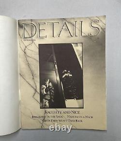 DETAILS MAGAZINE December 1984 / Vintage RARE