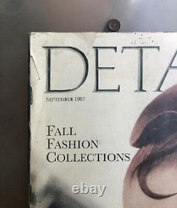 DETAILS MAGAZINE Fall Fashion Collections September 1987 Gigli Marc Audibet