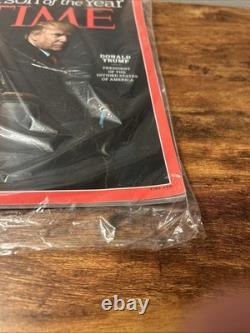 DONALD TRUMP TIME MAGAZINE Person Of The Year 45TH PRESIDENT December 2016 -LOOK