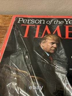 DONALD TRUMP TIME MAGAZINE Person Of The Year 45TH PRESIDENT December 2016 -LOOK