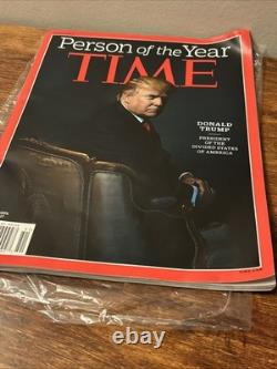 DONALD TRUMP TIME MAGAZINE Person Of The Year 45TH PRESIDENT December 2016 -LOOK