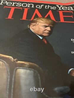 DONALD TRUMP TIME MAGAZINE Person Of The Year 45TH PRESIDENT December 2016 -LOOK