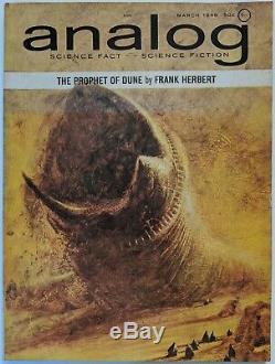DUNE Complete Set Frank Herbert Analog Science Fiction VG+ 1963 64 65 76