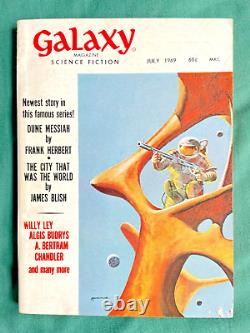 DUNE MESSIAH 1st Edition 1969 GALAXY Magazine Complete 5 Issue Set Frank Herbert