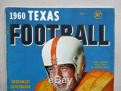 Dave Campbell's Texas Football Magazine #1 1960 first large annual edition