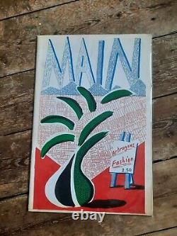 David Hockney MAIN MAGAZINE COVER ART PRINT 1st 1987 First Edition not signed