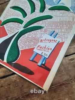 David Hockney MAIN MAGAZINE COVER ART PRINT 1st 1987 First Edition not signed