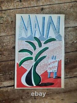 David Hockney MAIN MAGAZINE COVER ART PRINT 1st 1987 First Edition not signed