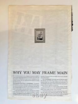 David Hockney MAIN Magazine COVER ART PRINT First Edition 1987