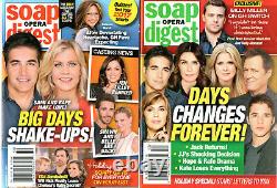 Days of Our Lives Soap Opera Digest Magazines Lot of 20 Issues 2017-2019