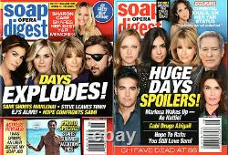 Days of Our Lives Soap Opera Digest Magazines Lot of 20 Issues 2017-2019